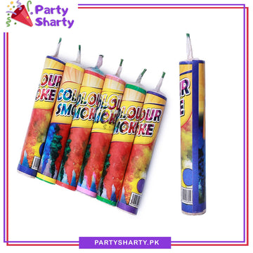 Color smokes for birthday, Anniversary, Wedding party Decoration and Celebration (Set of 5)